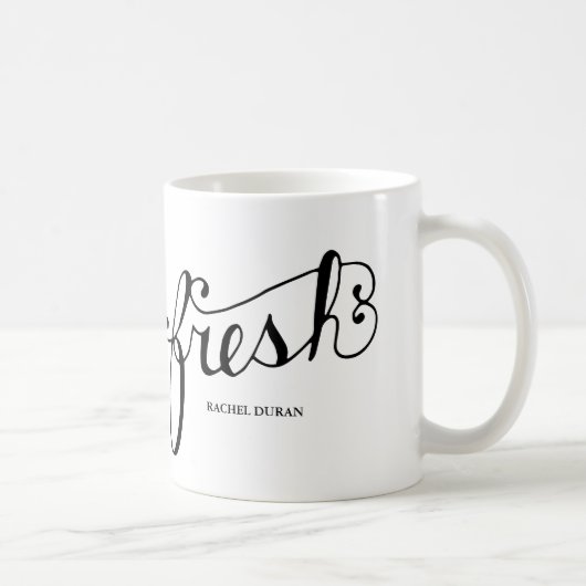 kalligraphisch frisch kaffeetasse (Rechts)