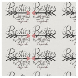 kalligraphische BESTE FREUNDIN beste Freunde des Stoff