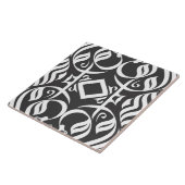 Kalligraphische Fliesen-herein Rückseite und Weiß Fliese (Seite)