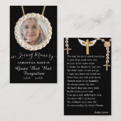 Kalligraphische Gedenkstätte Gebet Fotokarte Visitenkarte (Vorne/Hinten)