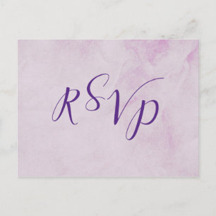 Kalligraphische Hochzeit rsvp Antwortkarte + Eingä Einladungspostkarte