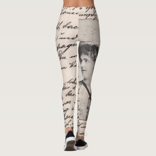 Kalligraphische Leggings (Rückseite)