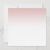 Kalligraphische Name Rose Gold Moderne Vorlage (Rückseite)