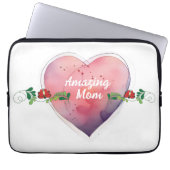 Kalligraphische Skripte Phantastische Mama Muttert Laptopschutzhülle (Vorderseite)