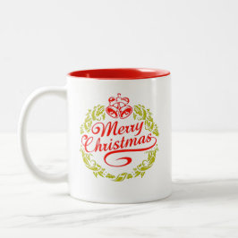 Kalligraphische Weihnachtsbriefe mit Tasse des Tod