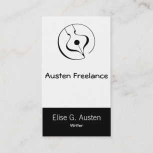 Kalligraphischer Füllfederhalter Visitenkarte