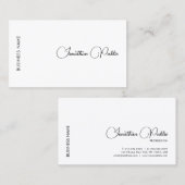 Kalligraphischer Name Custom Company Beruflich Visitenkarte (Vorne/Hinten)