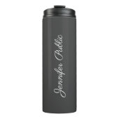 Kalligraphischer Name Elegant Moderne beste Vorlag Thermosbecher (Vorderseite)