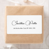 Kalligraphisches Skript Elegant Lieferadresse (Insitu)