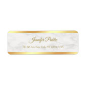 Kalligraphisches Skript Elegant Moderne Rücksendea (Vorne)