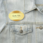 Kalligraphisches Skript Moderner Template Glamour Namensschild (Beispiel)