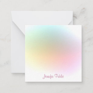 Kalligraphisches Skript Trendy farbenfrohe Vorlage