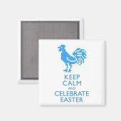 KALM UND FEIERFALL IM OSTEN behalten Magnet (Vorderseite/Rückseite)