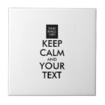 KALM und IHRER TEXT vollständig Personalisiert BEH Fliese<br><div class="desc">Ganz Personalisiert BEHALT CALM und DEINEN TEXT. Bearbeiten Sie diese Designvorlage - erstellen Sie Ihren TEXT und platzieren Sie Ihr FOTO.</div>