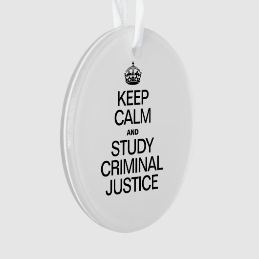 KALM UND STUDIERENDE STRAFGERICHTSPRECHUNG behalte Ornament (Vorderseite)