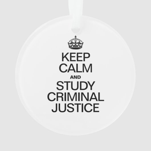 KALM UND STUDIERENDE STRAFGERICHTSPRECHUNG behalte Ornament (Rückseite)