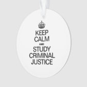 KALM UND STUDIERENDE STRAFGERICHTSPRECHUNG behalte Ornament (Vorderseite)