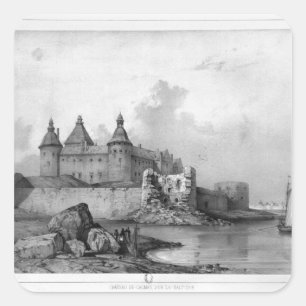 Kalmar Castle Quadratischer Aufkleber