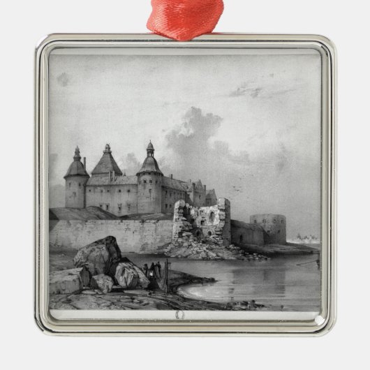 Kalmar Schloss Silbernes Ornament (Vorne)
