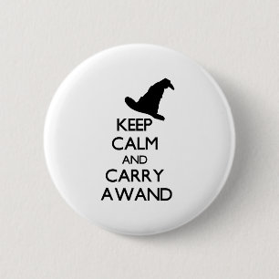 KALMEN BEHALTEN UND EINE WAND BEFÖRDERT BUTTON