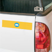 Kalmykia Flag Autoaufkleber (Auf Lkw)
