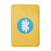 Kalmykia Flag Badematte (Vorderseite Vertikal)