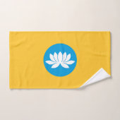 Kalmykia Flag Badhandtuch Set (Handtuch)