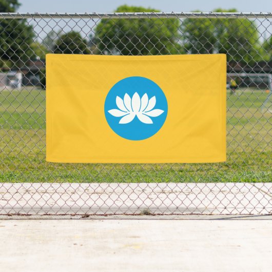 Kalmykia Flag Banner (Insitu)