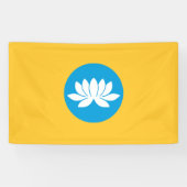 Kalmykia Flag Banner (Horizontal)