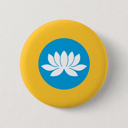 Kalmykia Flag Button (Vorderseite)