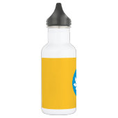 Kalmykia Flag Edelstahlflasche (Links)