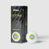 Kalmykia Flag Golfball (Verpackungen)