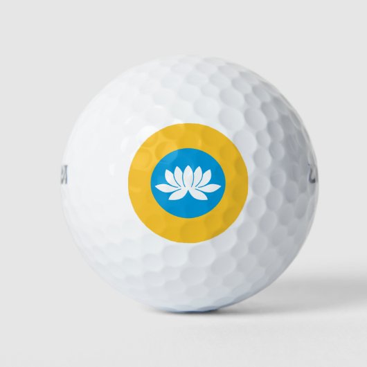 Kalmykia Flag Golfball (Vorderseite)