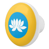 Kalmykia Flag Keramikknauf (Rechts)