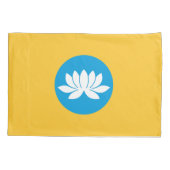 Kalmykia Flag Kissenbezug (Rückseite)
