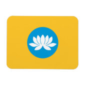 Kalmykia Flag Magnet (Horizontal)