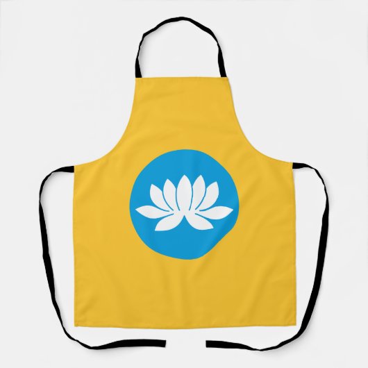 Kalmykia Flag Schürze (Vorderseite)