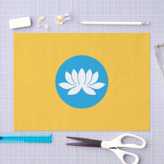 Kalmykia Flag Seidenpapier (Handwerk)