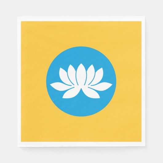 Kalmykia Flag Serviette (Vorderseite)