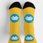 Kalmykia Flag Socken (Oben)