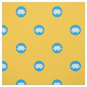 Kalmykia Flag Stoff