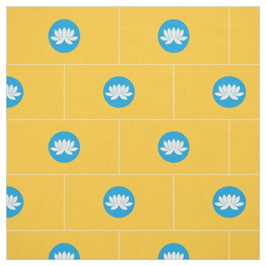 Kalmykia Flag Stoff (Muster)