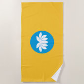 Kalmykia Flag Strandtuch (Vorderseite)