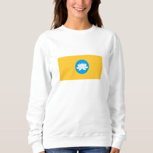 Kalmykia Flag Sweatshirt (Vorderseite)
