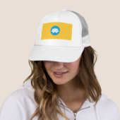 Kalmykia Flag Truckerkappe (Beispiel)