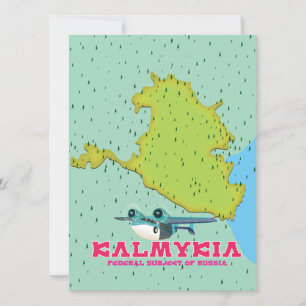 Kalmykia Russland-Karte