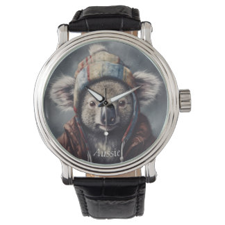 Kaloala mit niedlichem Hut, gepolomisierbar Armbanduhr