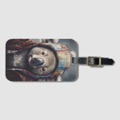 Kaloala mit niedlichem Hut, gepolomisierbar Gepäckanhänger (Vorderseite (Horizontal))