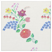 Kalocsa-Blume Stoff (Nahaufnahme)