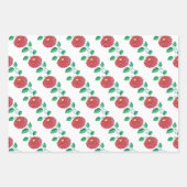 Kalocsa Blume Ungarischer Volkskunst Geschenkpapier Set (Vorderseite 3)